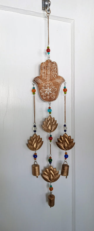 MW Hamsa Hand Hanging Chime MTS|92754