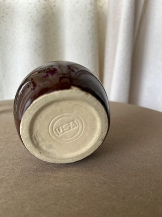 8oz Glazed Bean Cup Brown|64082