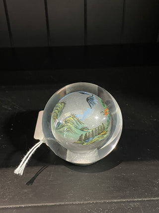 Inside Painted Paperweight - Asian RSV|82698