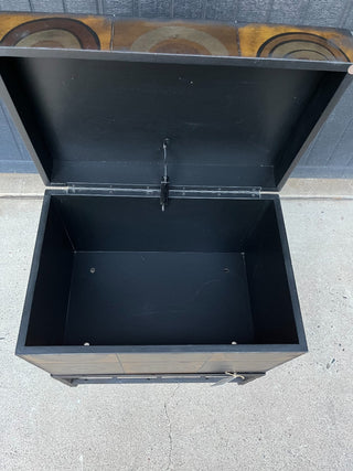 Steam Punk Trunk w/Wrought Removable Iron Base (Custom Design) RSV|106299