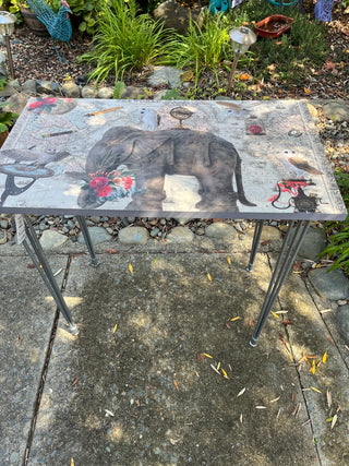 Custom Elephant Table/Desk w/Chair (set of 2) RSV|110117