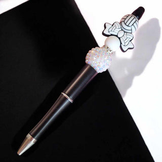 Beaded Refillable Volleyball Pen|66865