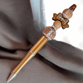 Beaded Refillable Football Pen|66866