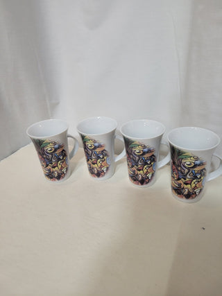 Ambiance Cubist Coffee Mugs - Set of 4 RCD|82637