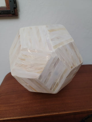 Mother of Pearl Geometric Sculpture|41009