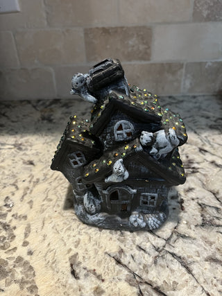 Battery Operated Light-Up Haunted House  Decor RCD|116382