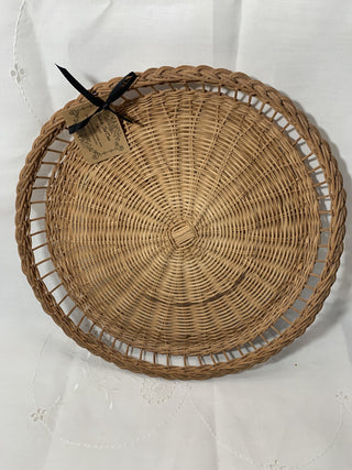 Woven basket tray 14”|59848