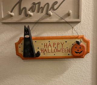 Primitive Halloween Sign RSV|112232