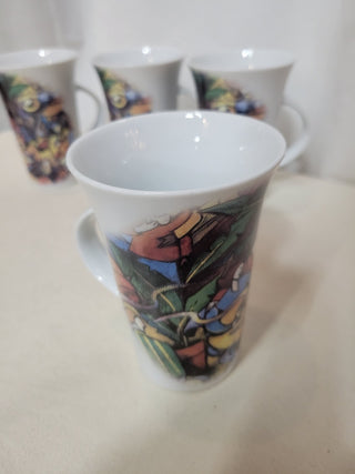 Ambiance Cubist Coffee Mugs - Set of 4 RCD|82636