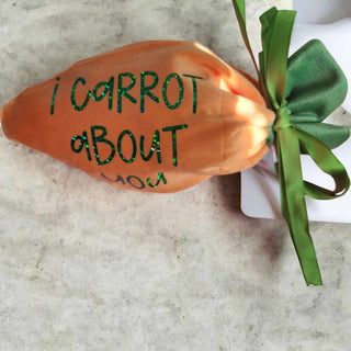 I Carrot About You Velvet Drawstring Bag|64237