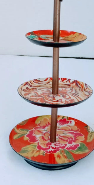 3 Tiered Multifunctional Tray trinket/serving #62 VV MTS|69016