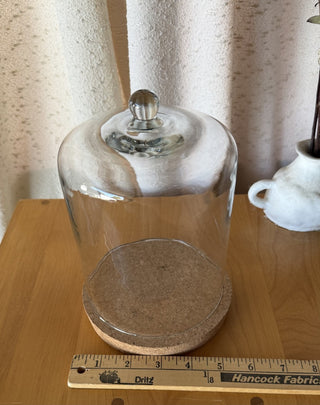 Glass Cloche with Coaster Set (LZD - RSV)|108309