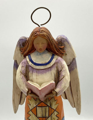 2004 Jim Shore Heartwood Creek Singing Makes The Heart Glad Chior Angel 14" Figurine #62 VV MTS|89427