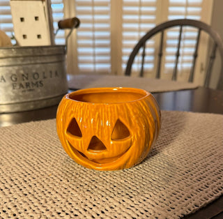 3” x 4” Ceramic Jack-O-Lantern Votive RSV|112201