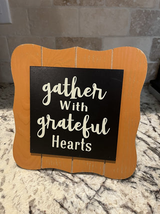 Gather with Grateful Hearts Decor|116399