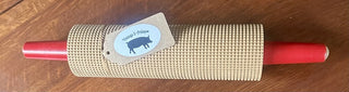 Vintage Red Handled Lefse Rolling Pin RSV|62530