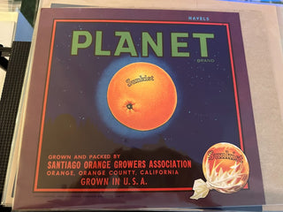 Planet Authentic Citrus Farm Crate Label EC074-50 MTS|100364