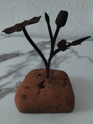 Metal flower art|65778