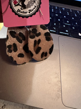 62 VV Earrings dangle leopard print drop   MTS|62512