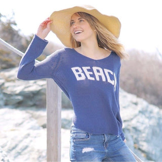 wooden ships Blue Beach Sweater M/L MTS|73911
