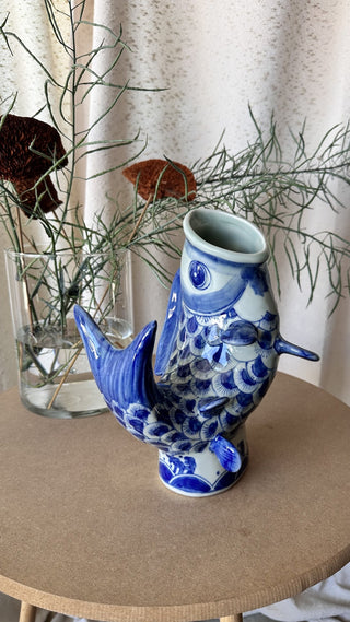 Vintage Koi Vase (LZD - RSV)|66740