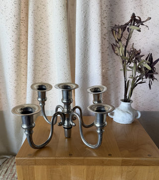 Silver Wine Top Candelabra (LZD - RSV)|108483