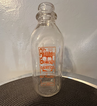 1970's Glass Milk Bottle|61528