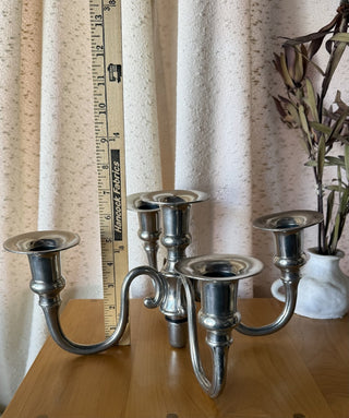 Silver Wine Top Candelabra (LZD - RSV)|108484