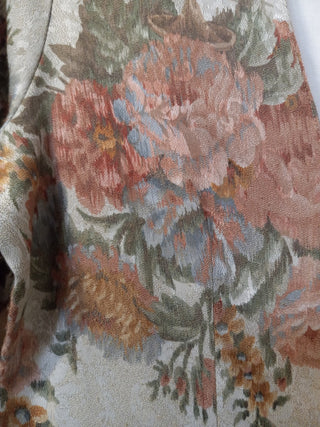 80s Joan Walters floral jacket, M, MTS|75885
