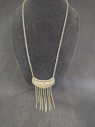 Gold Tone Metal Necklace 26" RCD|74269