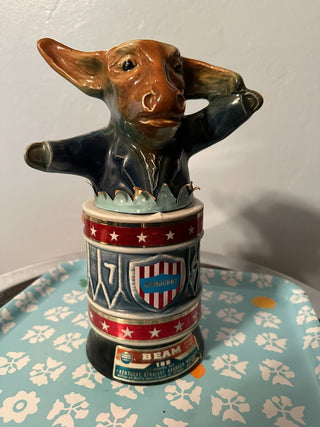 Jim Beam Decanter Democrat Donkey MTS|119936