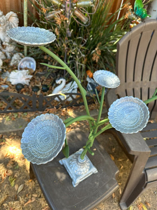 Cast Iron Yard Art Floral MTS|115122