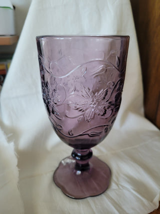 Princess House Fantasia Amethyst Iced Tea Goblets - Set of 4 RCD|82214