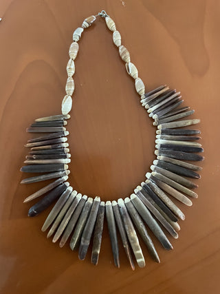 Sea Urchin + Shells Necklace #49|26951