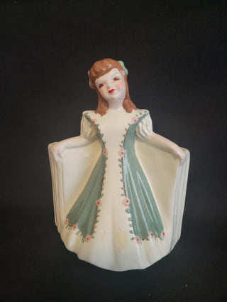 Vintage Florence Ceramics Girl Planter RCD|101087