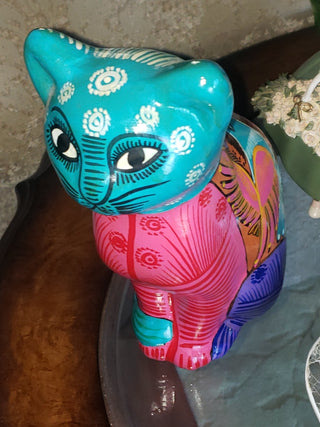 Mexican pottery cat|100537
