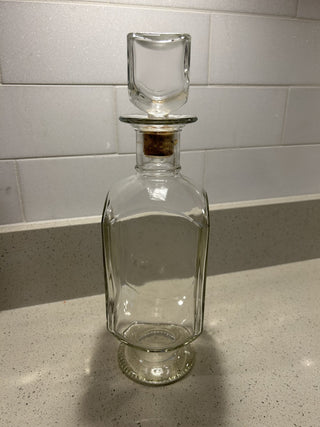Vintage Clear Glass Decanter   MTS|68547