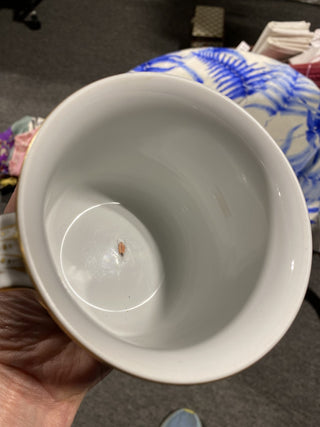 Mid-C Herend Handpainted Birds Cachepot MTS|56227