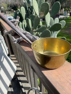 # inch Antique Heavy Brass Metal English Kettle Pot RCD|55123