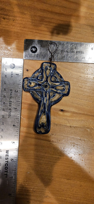Handmade pottery ceramic cross, RSV|104929