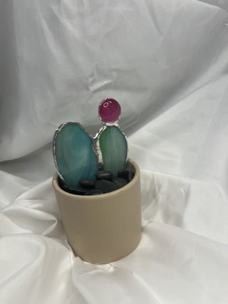2D Stained Glass cactus RSV|54893