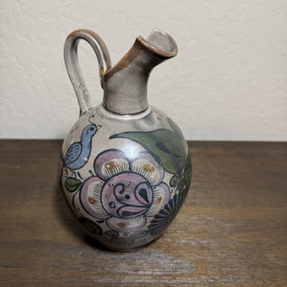 Mexican Hand Painted Pottery Pitcher MTS|80807