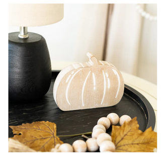 5x4 WOOD SHAPE PUMPKIN|106588