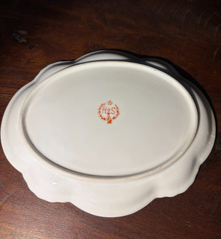 2pc Rose Motif Cheese Dish-NM|111731
