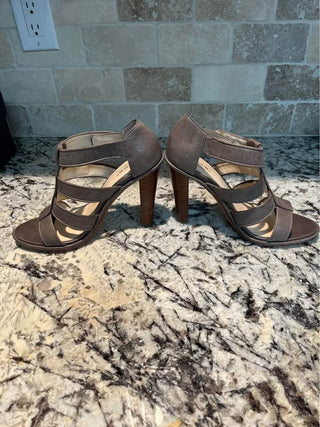 Women’s Coach “Tamarah” Gladiator, Stacked 4” Heels in Size 9 B - RCD|116436