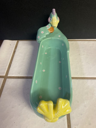 1985 Fitz and Floyd “Dora Duck” cracker dish “ fantasy fair”|65633