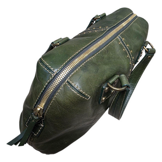 Michael Kors- Aster Weekender Green and Bronze Shoulder Bag|82601