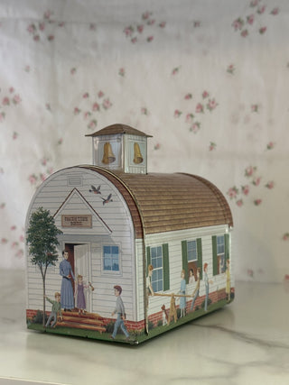 Vintage School House Tin Mailbox style|107641