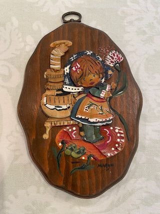 VNTG 3-D Folk Art Plaque ~MTS|66061