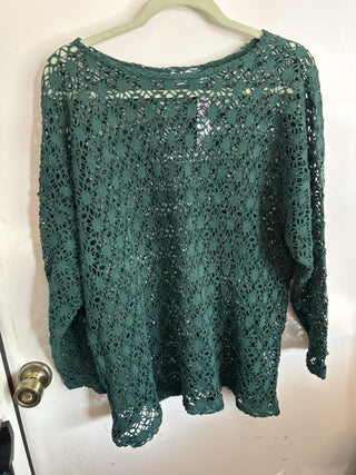 12F VTG Cheryl Mills Boho Lace Sweater O/S MTS|65172
